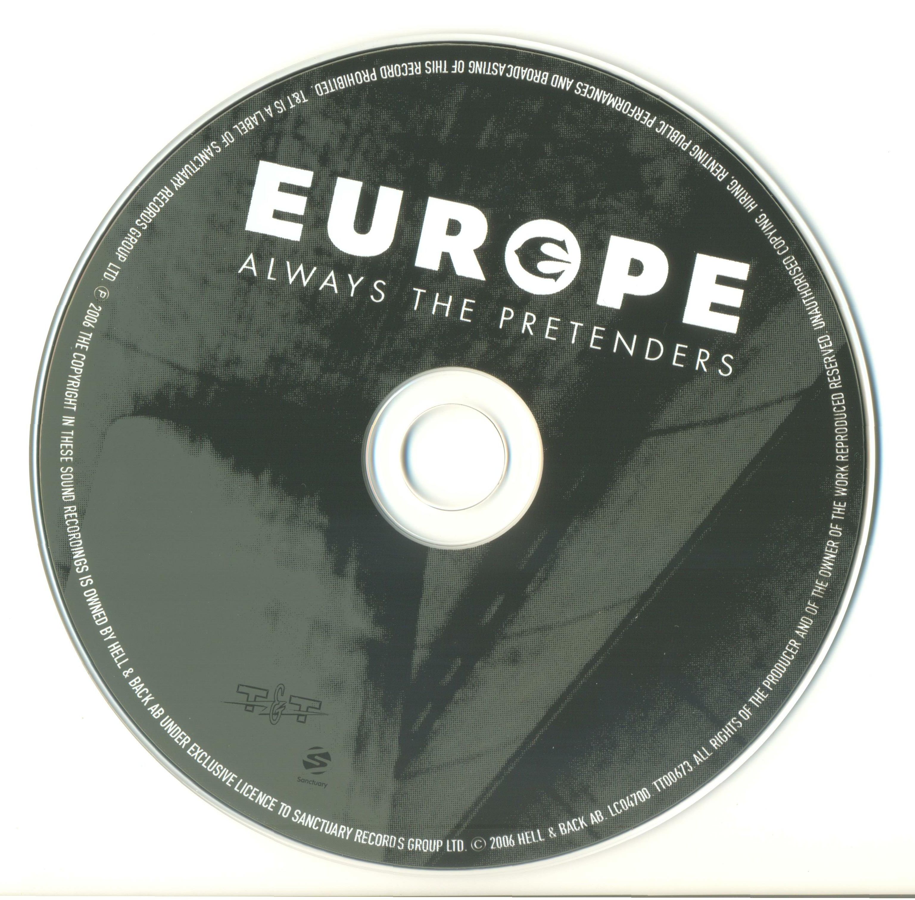 Europe  Always The Pretenders : CDs cd